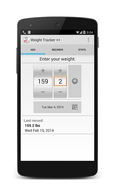 Weight Tracker ++截图5