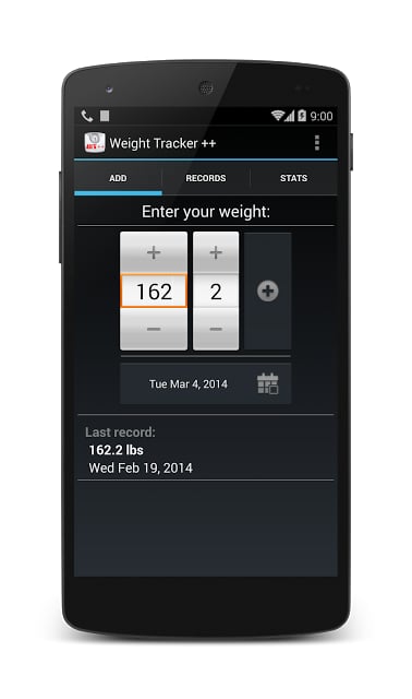 Weight Tracker ++截图4