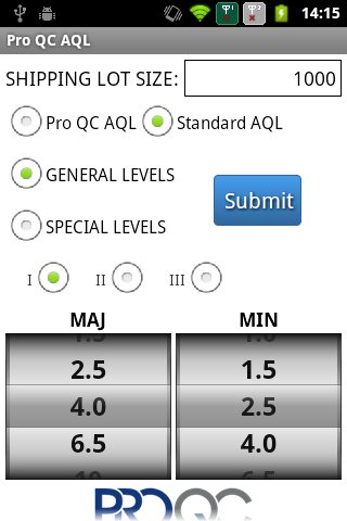 Pro QC - AQL截图1