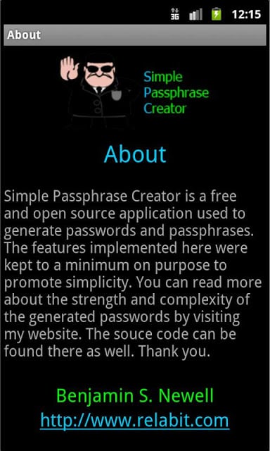 Simple Passphrase Creator截图2