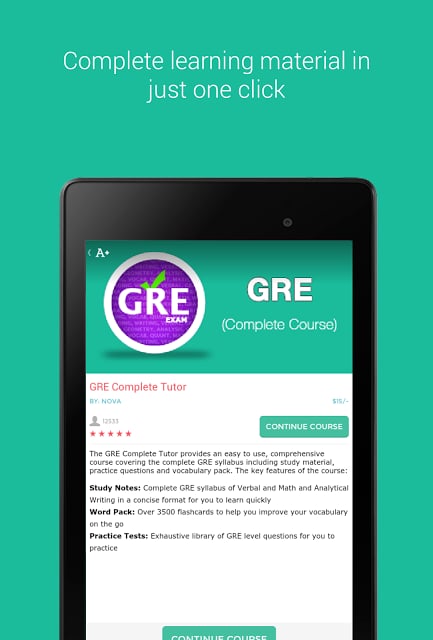 GRE - Exam Prep Complete截图1