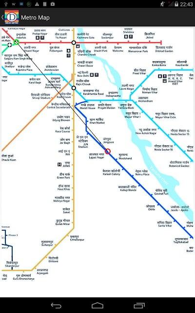Delhi Metro Route Planner截图10