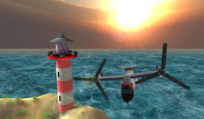 Airplane Helicopter Pilot 3D截图6