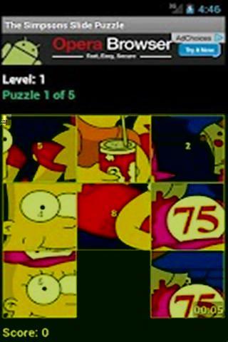 The Simpsons Slide Puzzle截图2
