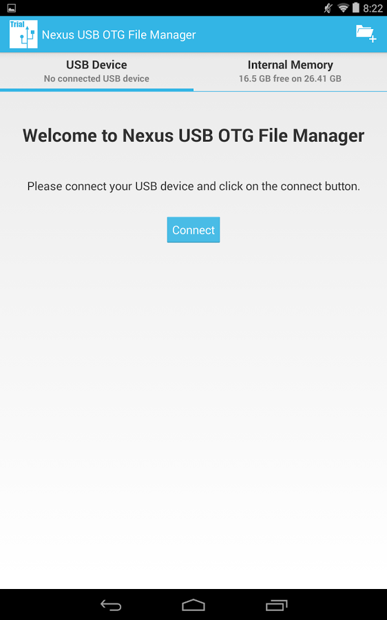 USB OTG File Manager for Nexus Trial截图3