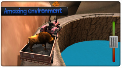 3D卡车爬坡动物截图2
