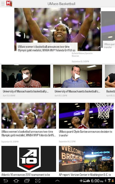 MassLive.com: UMass Hoop...截图6