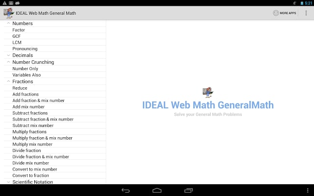 IDEAL Web Math General Math截图6