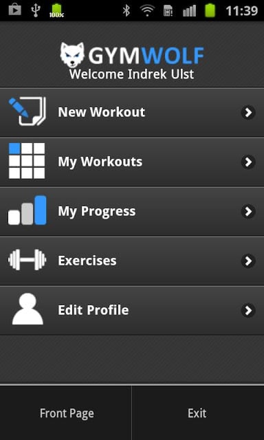 Gymwolf Workout Tracker截图4