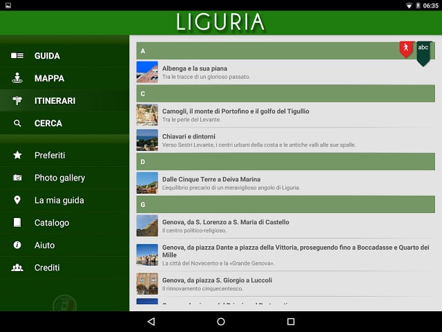 Liguria Guida Verde Touring截图5