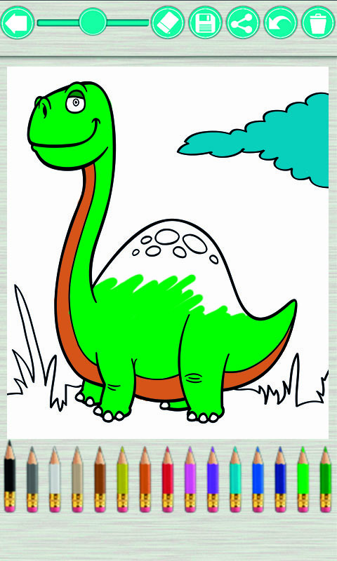 儿童画画游戏：恐龙世界截图4