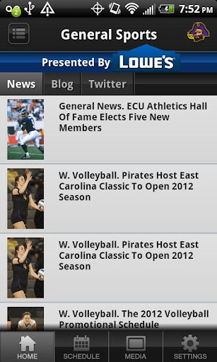 ECU Pirates Sports截图1