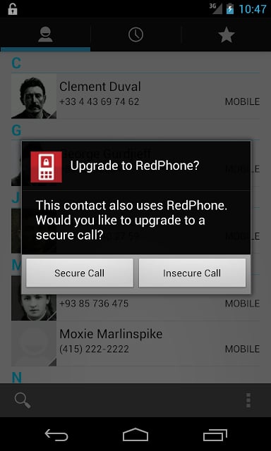 RedPhone :: Secure Calls截图4