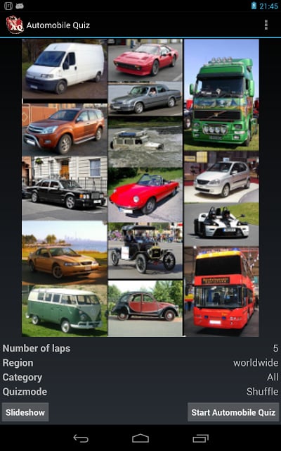 Automobile Quiz截图8