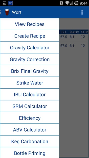 Wort Homebrew Calculator截图9