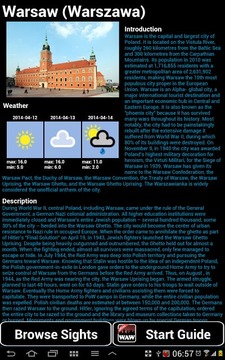 Warsaw Offline Guide截图