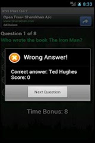 钢铁人测试 Iron Man Quiz截图2