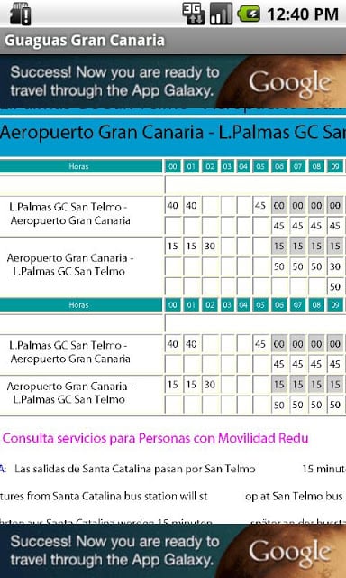 Horario Guaguas Gran Canaria截图2