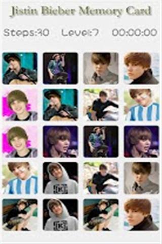 Justin Bieber Memory Card截图1