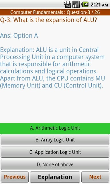 Computer Science MCQ截图1