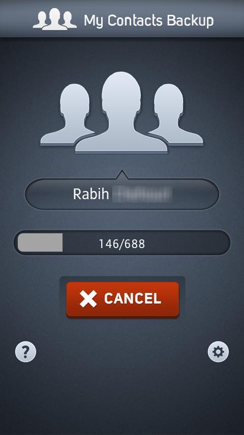 MCBackup - My Contacts Backup截图2