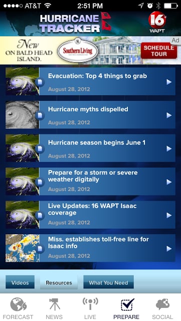 Hurricane Tracker 16 WAPT News截图5