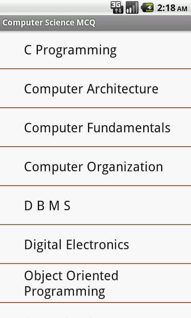 Computer Science MCQ截图3