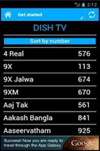 DTH Television Channels India截图4