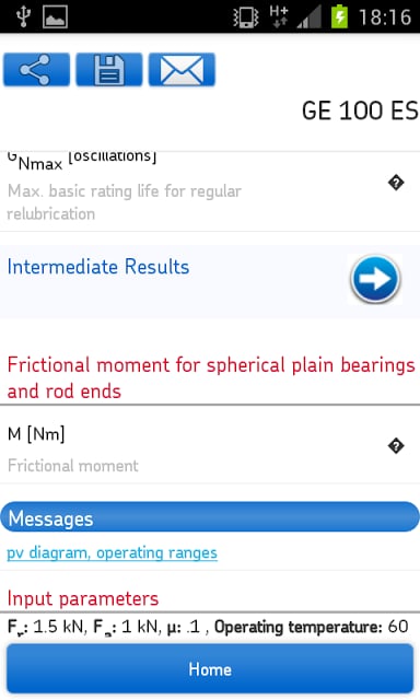 SKF Bearing Calculator截图1