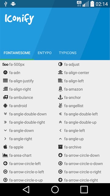 android-iconify Demo截图1