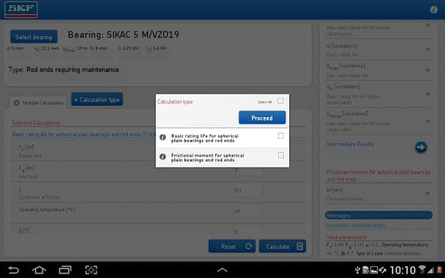 SKF Bearing Calculator截图10