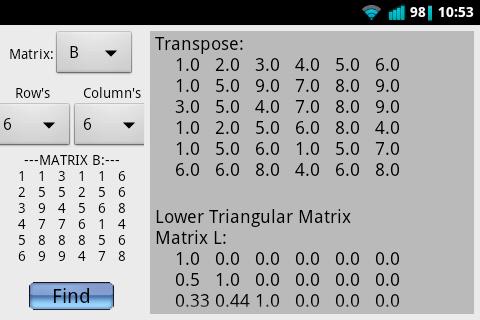 Matrix Calculator_Lite截图7