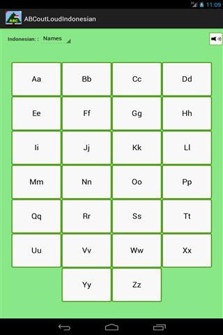 ABC大声印尼字母截图2