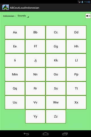 ABC大声印尼字母截图1