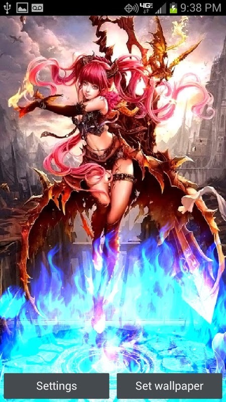 Anime Hot Princess Warrior Live Wallpaper截图2