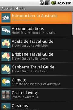 澳大利亚旅游指南截图