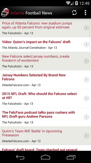 Falcons News截图3
