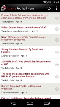 Falcons News截图