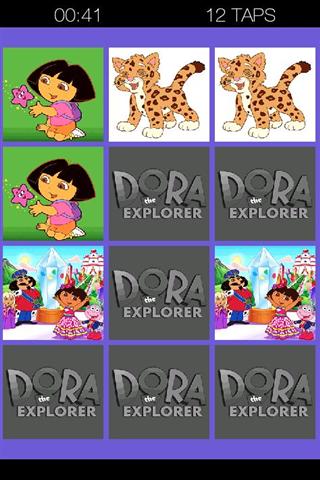 Dora the Explorer Memory Game截图2