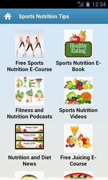 Sports Nutrition Tips截图