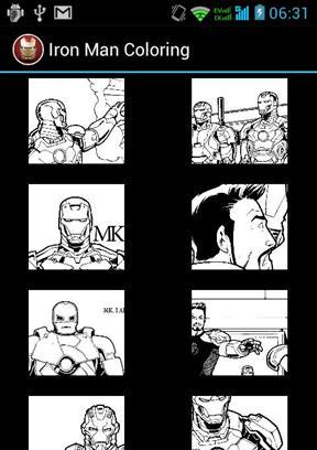 Iron Man Coloring截图4