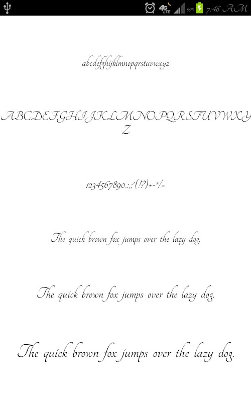 Script Pack for FlipFont&reg; FREE截图8