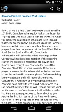 Panthers News截图