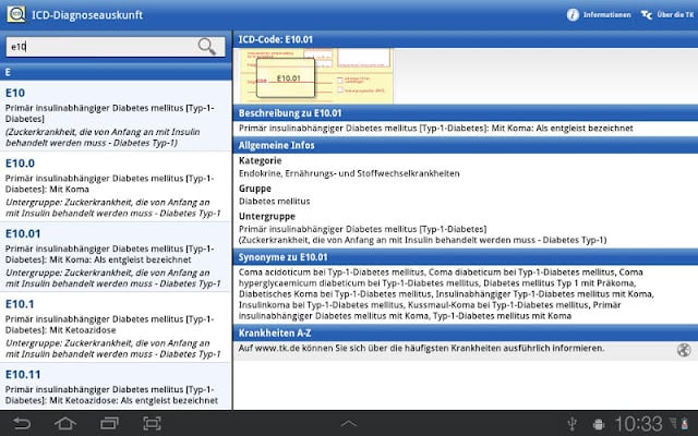 ICD-10 Diagnoseauskunft截图11