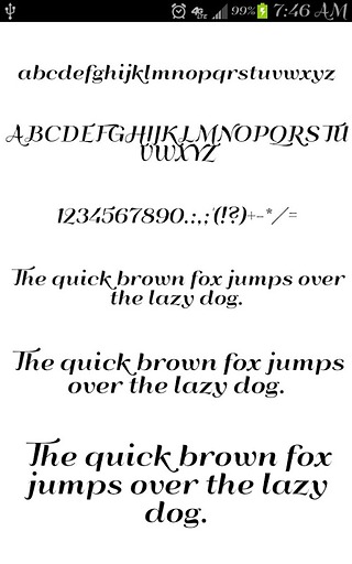 Script Pack for FlipFont&reg; FREE截图2