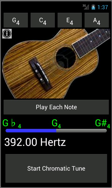 Easy Ukulele - Ukulele Tuner截图1