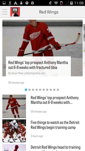 MLive.com: Red Wings News截图6