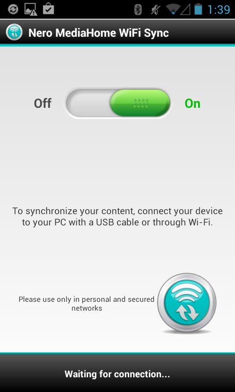 Nero Kwik WiFi Sync截图2