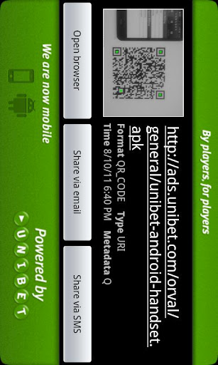 Unibet Barcode Scanner截图4