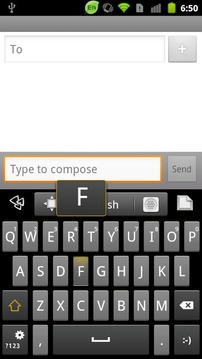 GO Keyboard Gingerbread Theme截图